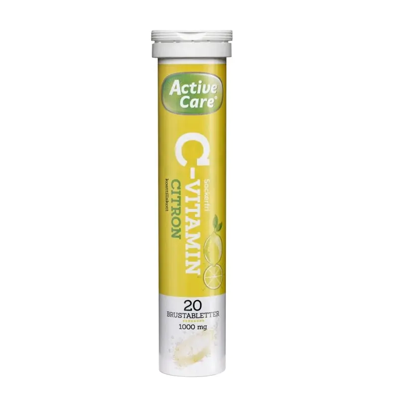 Active Care Vitamin C Lemon 20 Effervescent Tablets